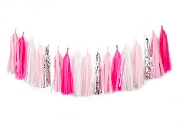 Pink Party Tassel Garland