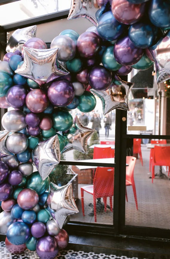 Green Chrome 12 Inch Balloons Green Balloon Set Baby Shower