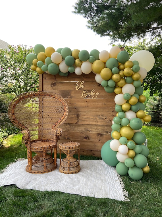 Sage Green Balloon Garland Kit Sage and Beige Balloon Arch DIY Sage
