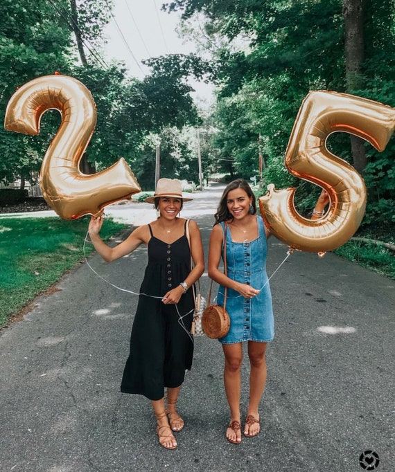 number balloons 25