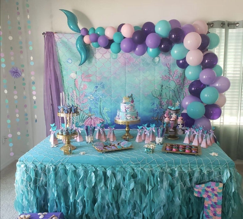 Purple Party Decorations with Happy Birthday Banner, Purple White Confetti  Balloons, Purple Foil Birthday Background, Tassel Garland, Silver Crown  Balloons - China Wedding Party and Birthday Party price