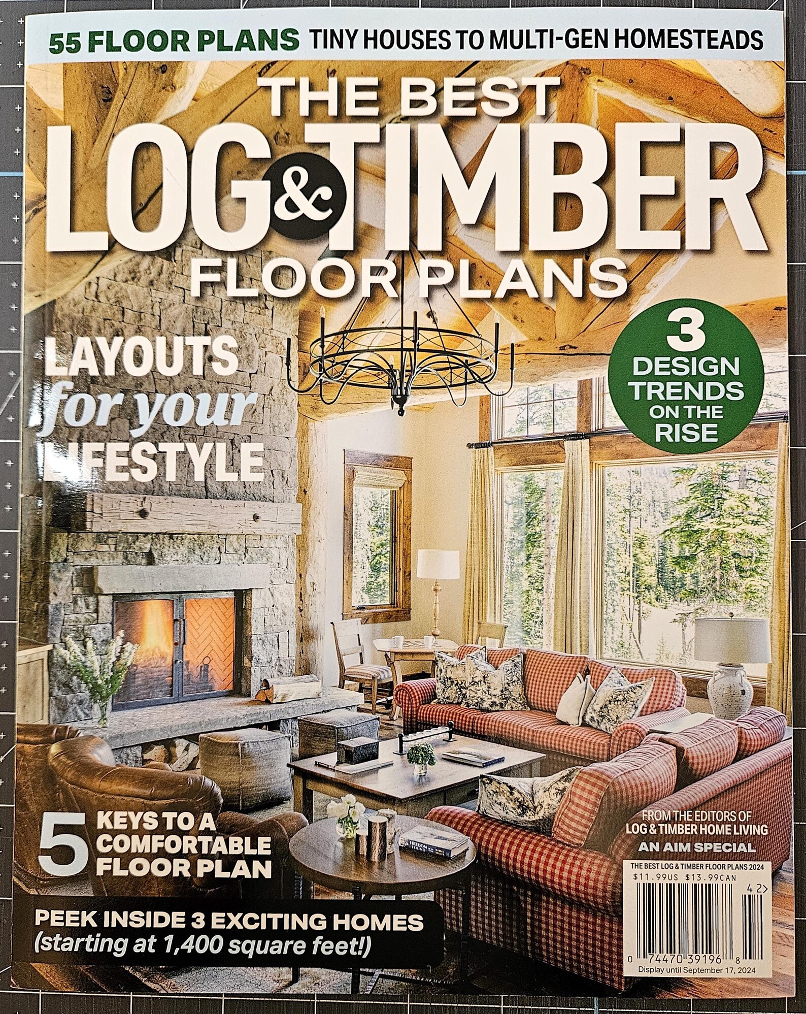 Logging Timer Magazine The Best Log & Timber Floor Plans Magazine Issue 42 2024 - Etsy