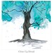 Abstract Tree Painting Blue Green Aqua Giclee Print From - Etsy