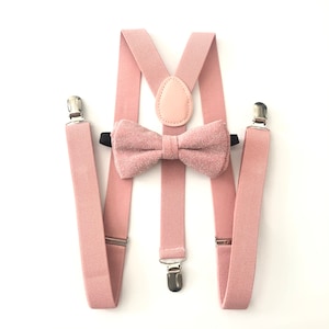 Dusty rose suspenders, dusty pink suspenders, dusty blush suspenders, mens suspenders, blush wedding, blush pink suspenders set, dusty
