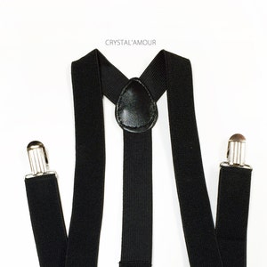 kids suspenders, baby boys suspenders, black suspenders, classic black toddler suspenders, fits toddlers up to 4 years old