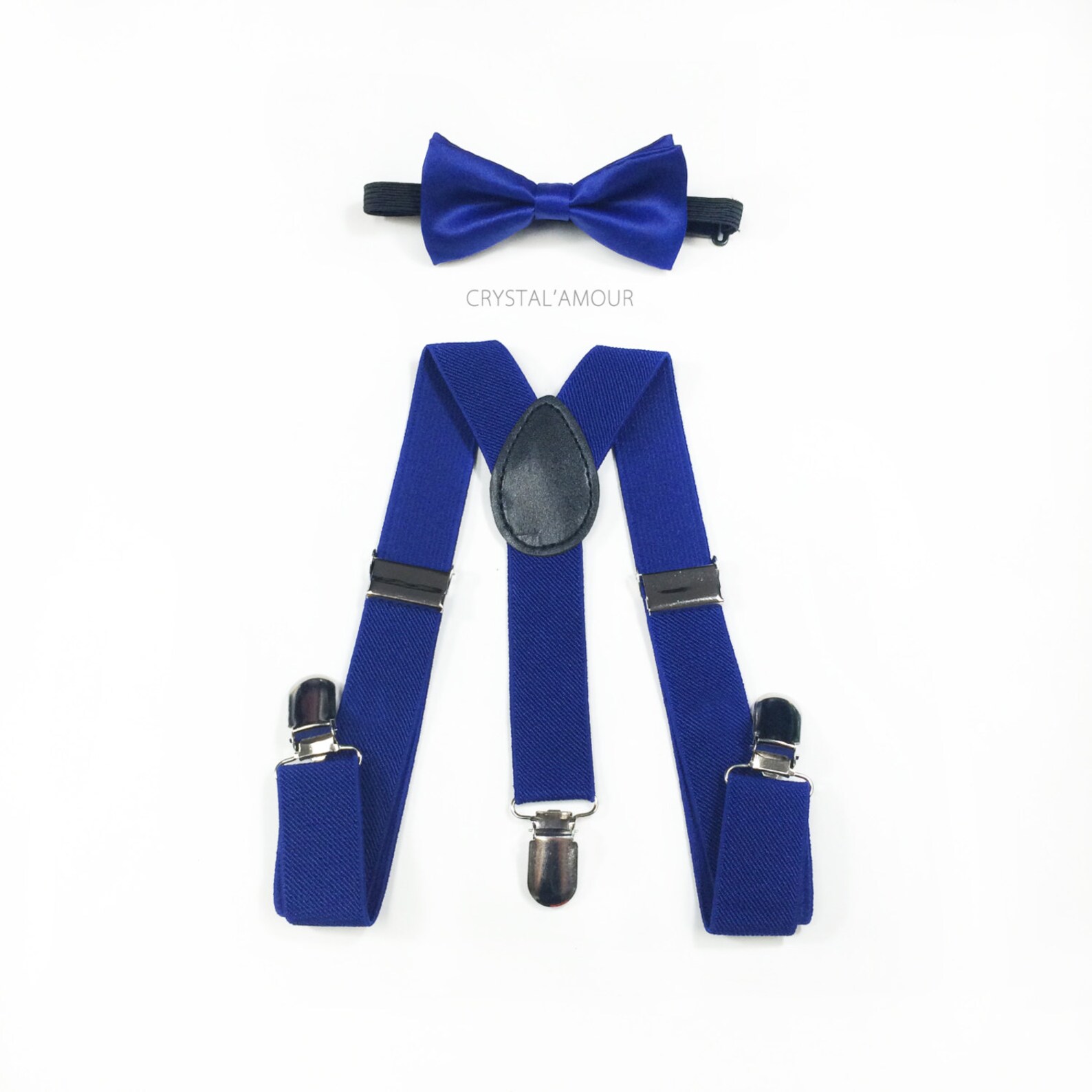 Toddler's Royal Blue Bow Tie and Suspenders Royal Blue Etsy
