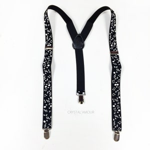 Mens suspenders, Black Suspenders, Musical Notes, mens suspender, boys suspenders, girls suspenders, Suspenders, Men&#39;s suspenders