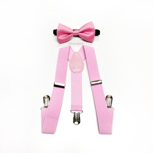 baby suspenders, baby boy clothes, pink suspenders, baby bowtie, boys suspenders, boys first birthday, pink bowtie, pink suspenders