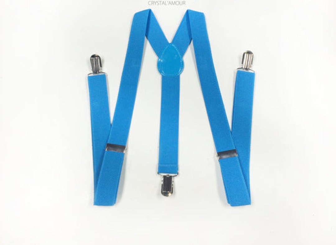 Mens Suspenders Sky Blue Suspenders Blue Suspenders Sky Etsy