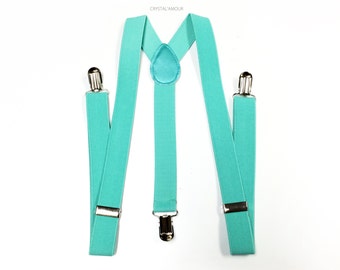 mint GREEN suspenders, men's suspenders, mint green suspenders, mint wedding, wedding, mint green suspenders for children and adults