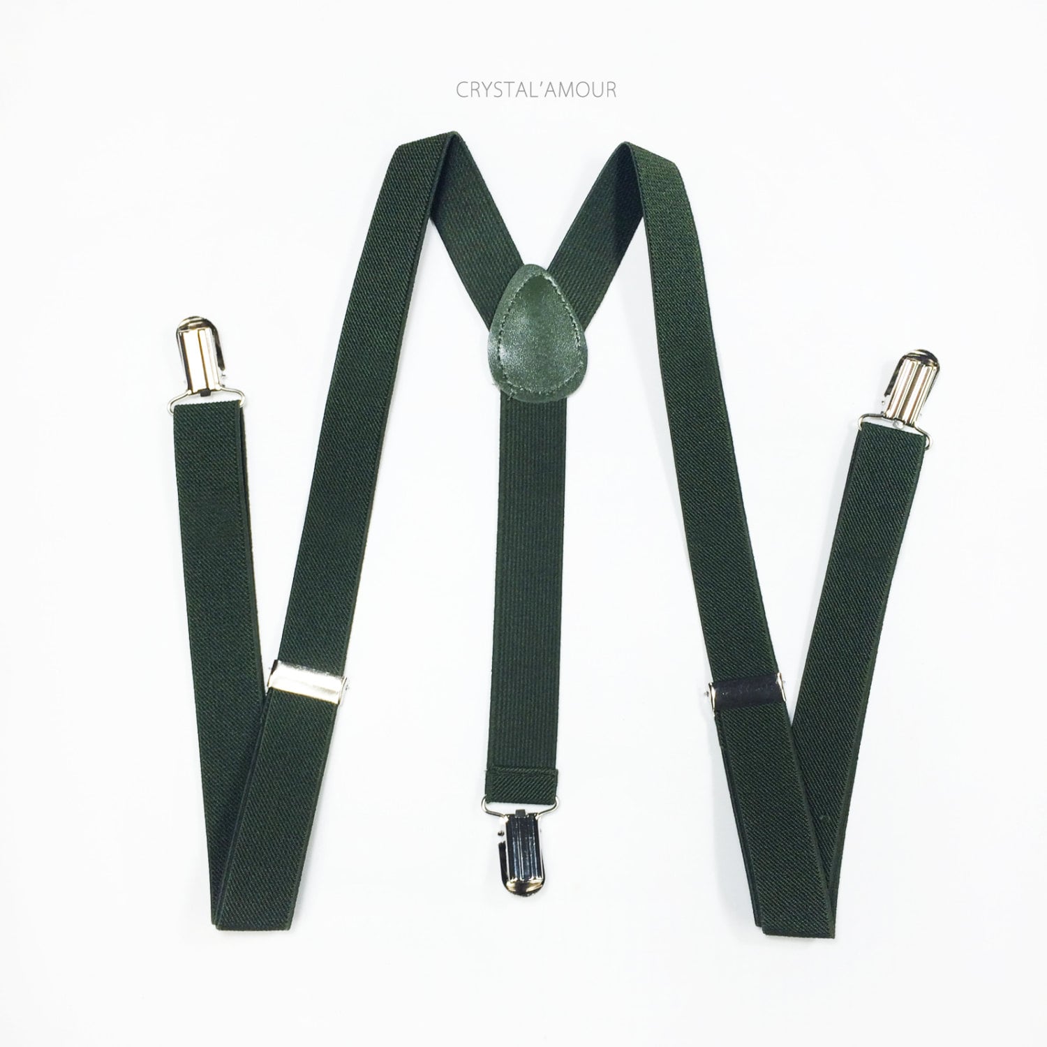 Hunter Green Suspenders Men's Suspenders Boys Etsy