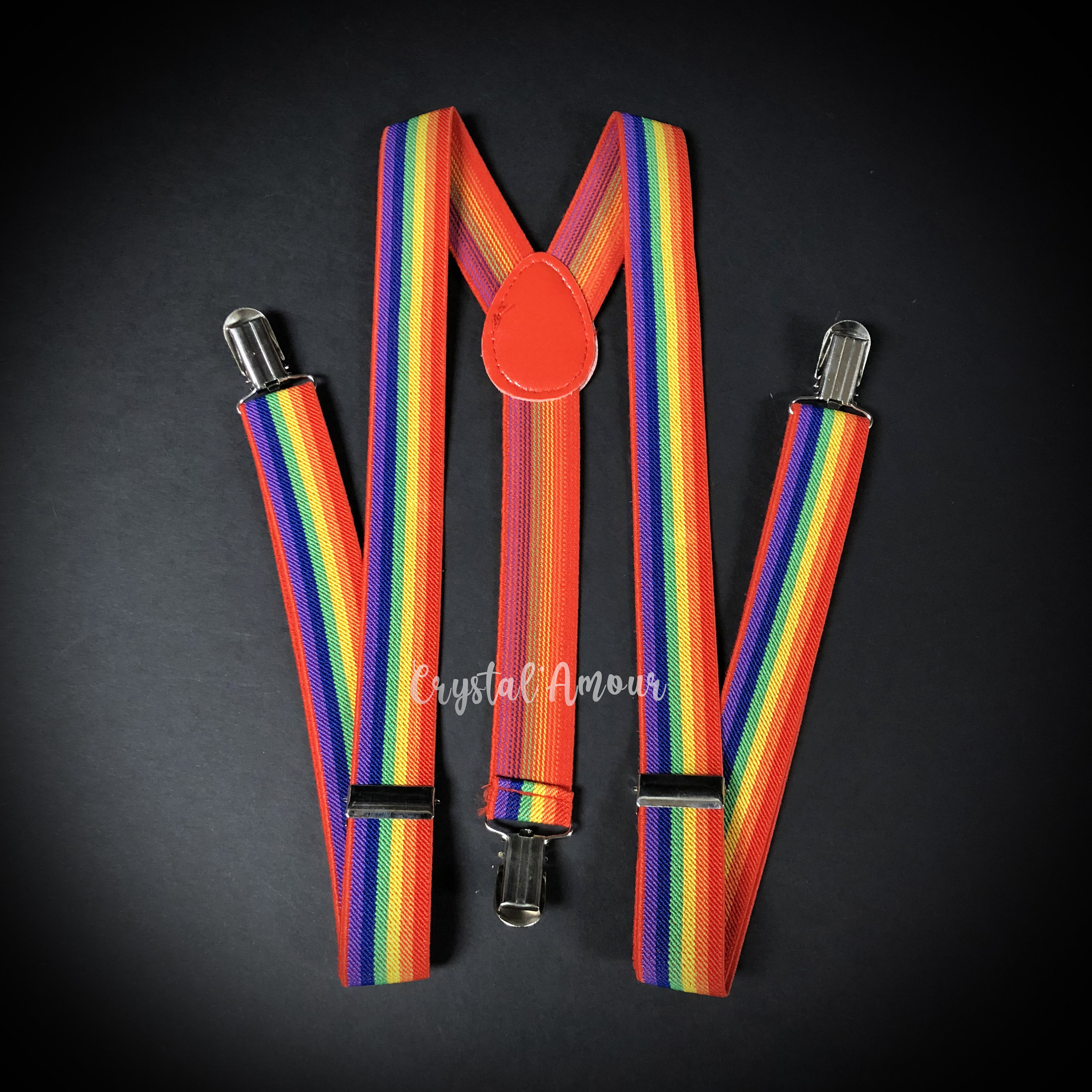 Rainbow Suspenders Suspenders for Men and Women Pride Etsy