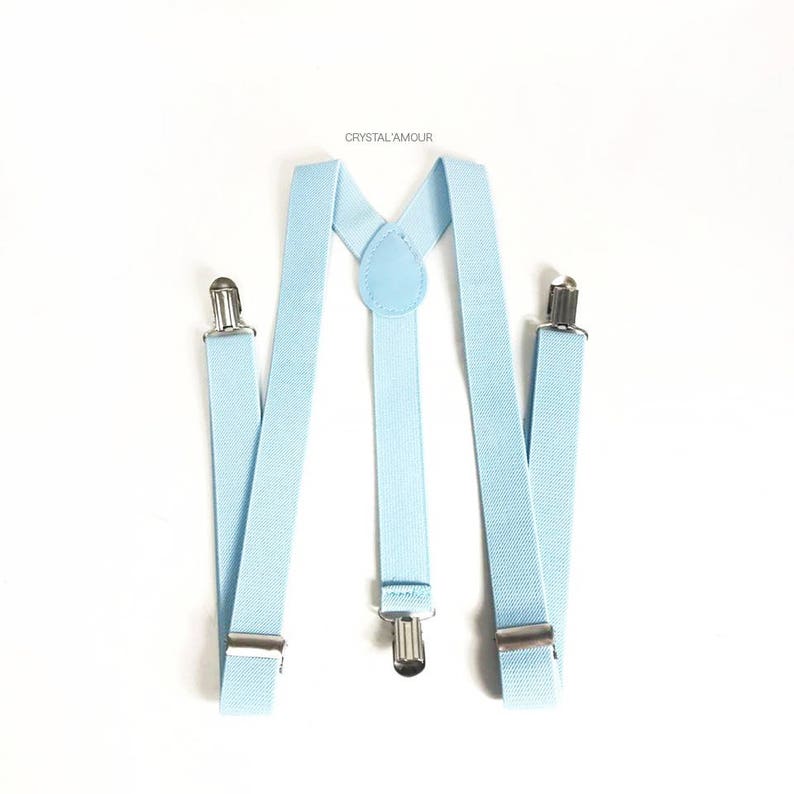 Mens Suspenders Baby Blue Suspenders Powder Blue Suspenders Etsy