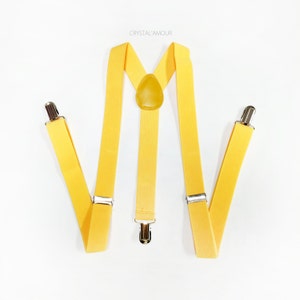 men&#39;s suspenders, men&#39;s yellow suspenders, yellow suspenders, yellow suspender, yellow wedding, groomsmen gift
