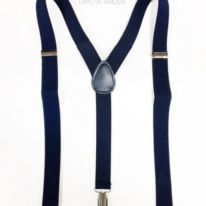 Men's Suspenders, navy blue suspenders, navy blue suspenders for teens and adults. suspenders for weddings, bachelors party, events