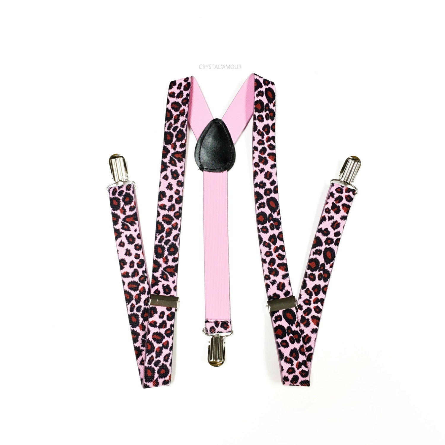 leopard bow tie and suspenders