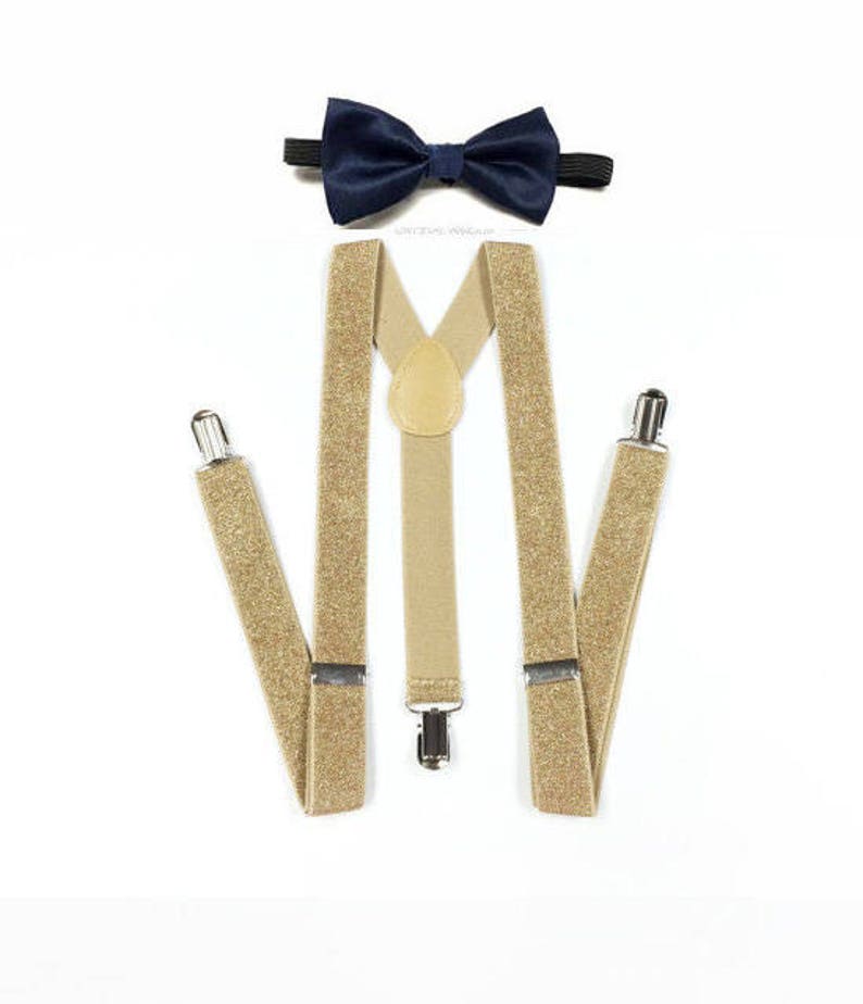 gold navy soft gold suspenders soft gold glitter suspenders gold glitter suspenders gold suspenders kids navy bow tie navy and gold