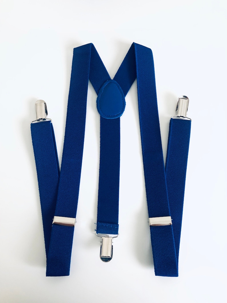 Suspenders for Men Groom Groomsmen Gift Blue Suspenders Royal Etsy