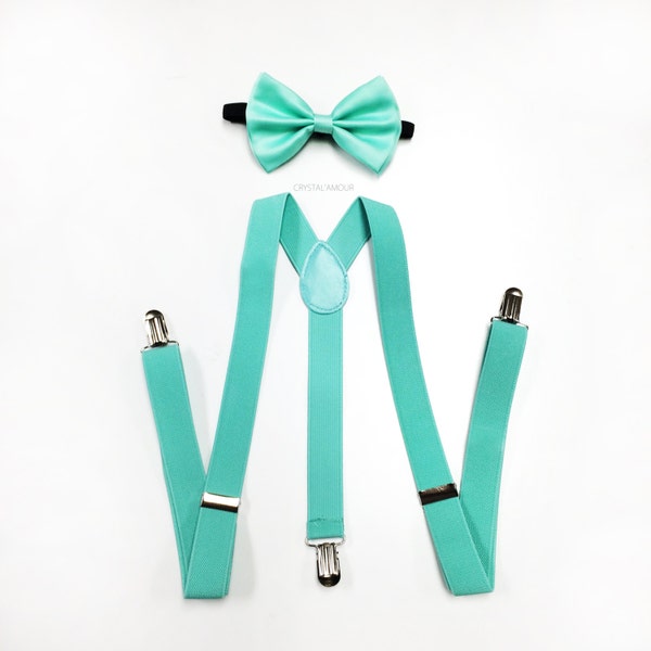 Mint Suspenders Etsy