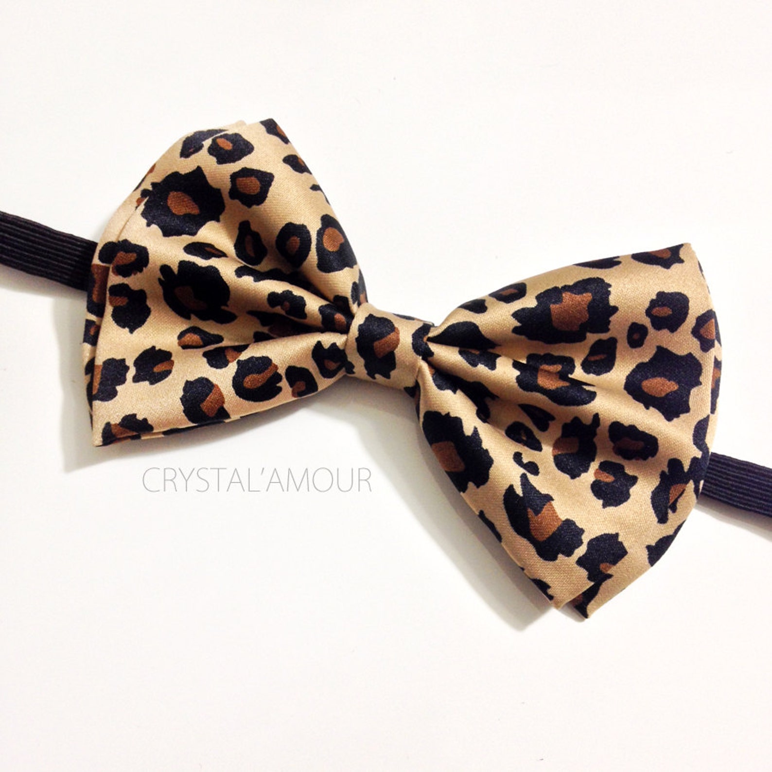 Luxurious Leopard Bowtie for Women/men Leopard Pattern Bow - Etsy
