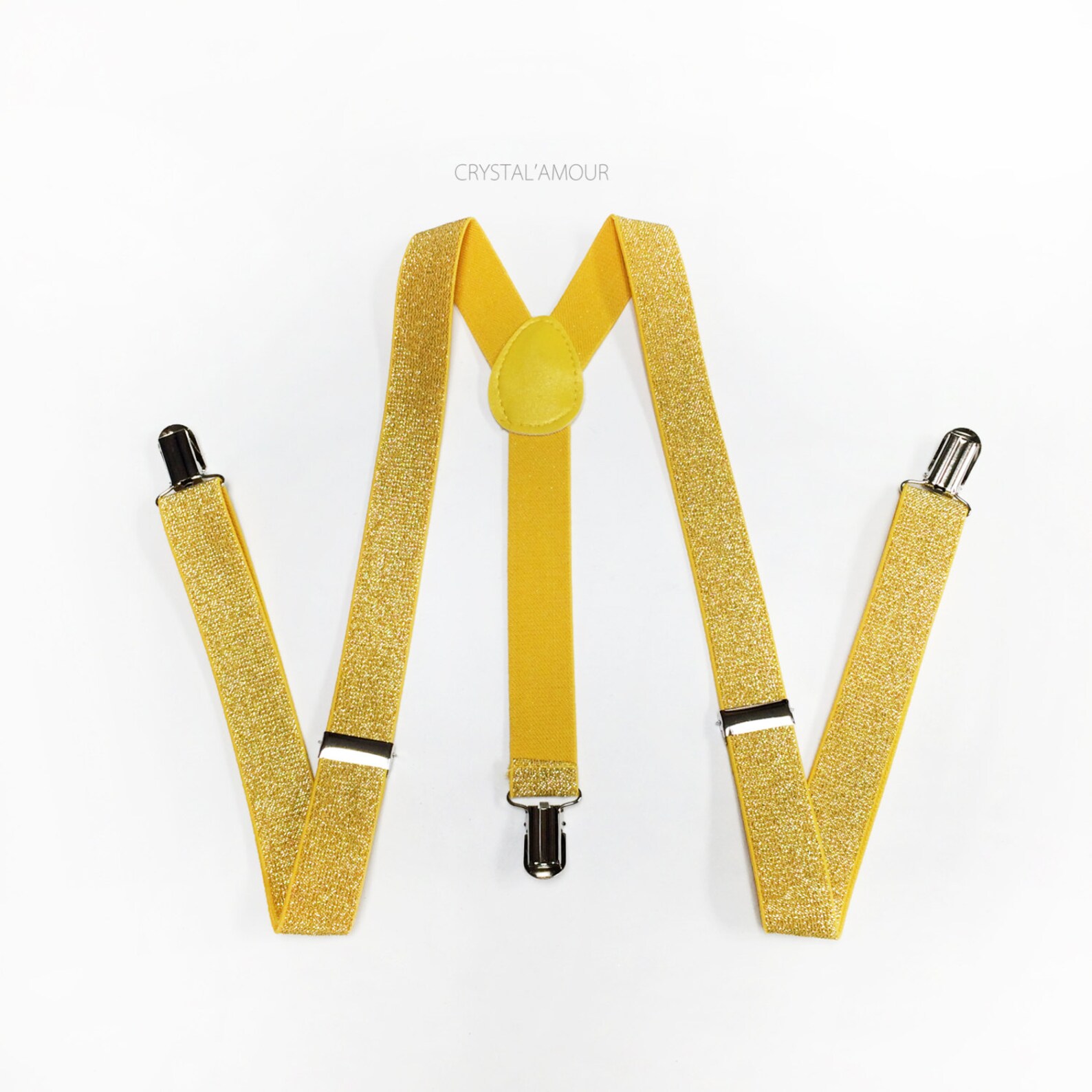 Gold Suspenders Gold Glitter Suspenders Yellow Glitter Etsy