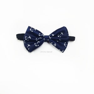Anchor bowtie, navy blue bow tie, anchor bow, anchor bow tie, nautical wedding, nautical bowtie, nautical fashion, anchor clothing, weddings