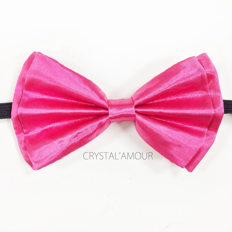 Hot Pink Bow Tie Adjustable Hot Pink Bowtie for Toddlers Etsy