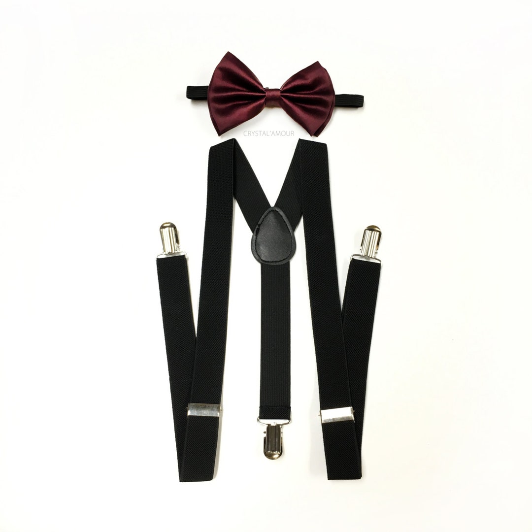burgundy vest and bowtie