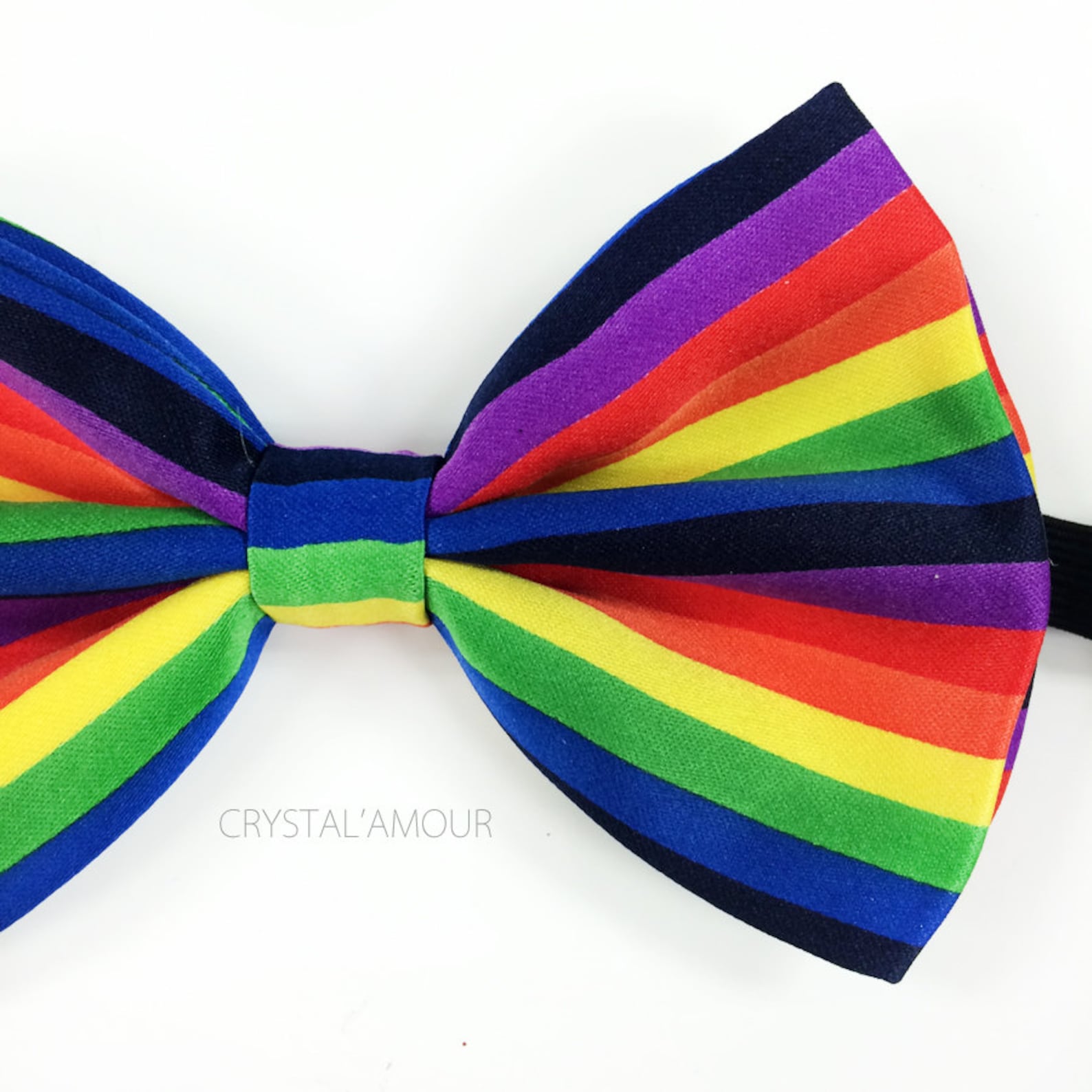 Rainbow Flag Bowtie Rainbow Bow Tie Rainbow Stripes Etsy
