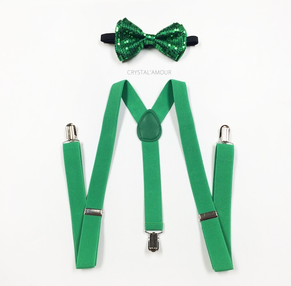 Sequin Bow Tie Adult Green Sequin Bow Tie Adult Green