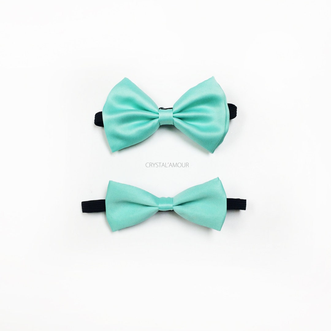 Mint Green Bowties, Bow Tie, Father and Son Bow Tie, Mint Green Bowtie