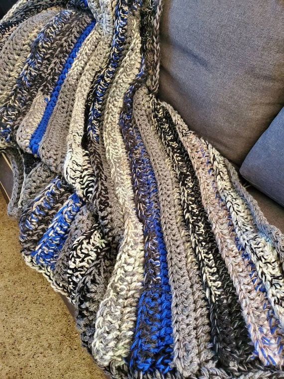 Etsy chunky online crochet blanket