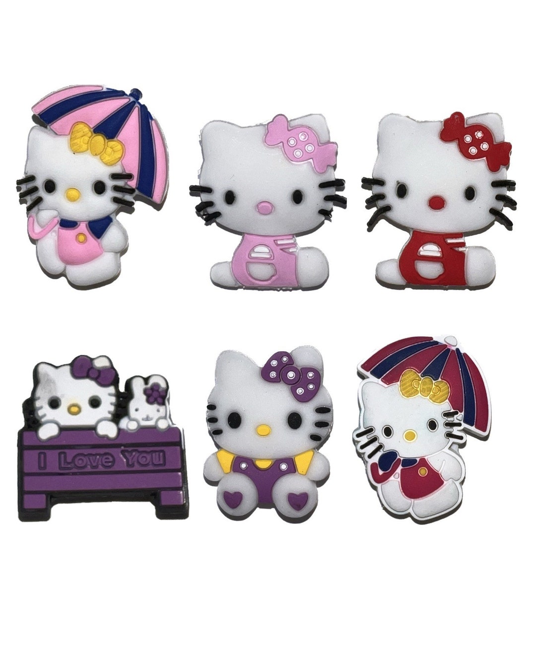 Hello Kitty Shoe Charm Clog Charms Croc Charms Kitty Etsy