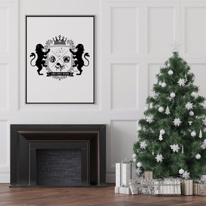 Custom Family Crest | Coat of Arms | Custom Home Decor | Personalised Christmas Gift