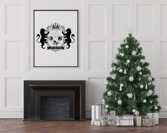 Custom Family Crest | Coat of Arms | Custom Home Decor | Personalised Christmas Gift