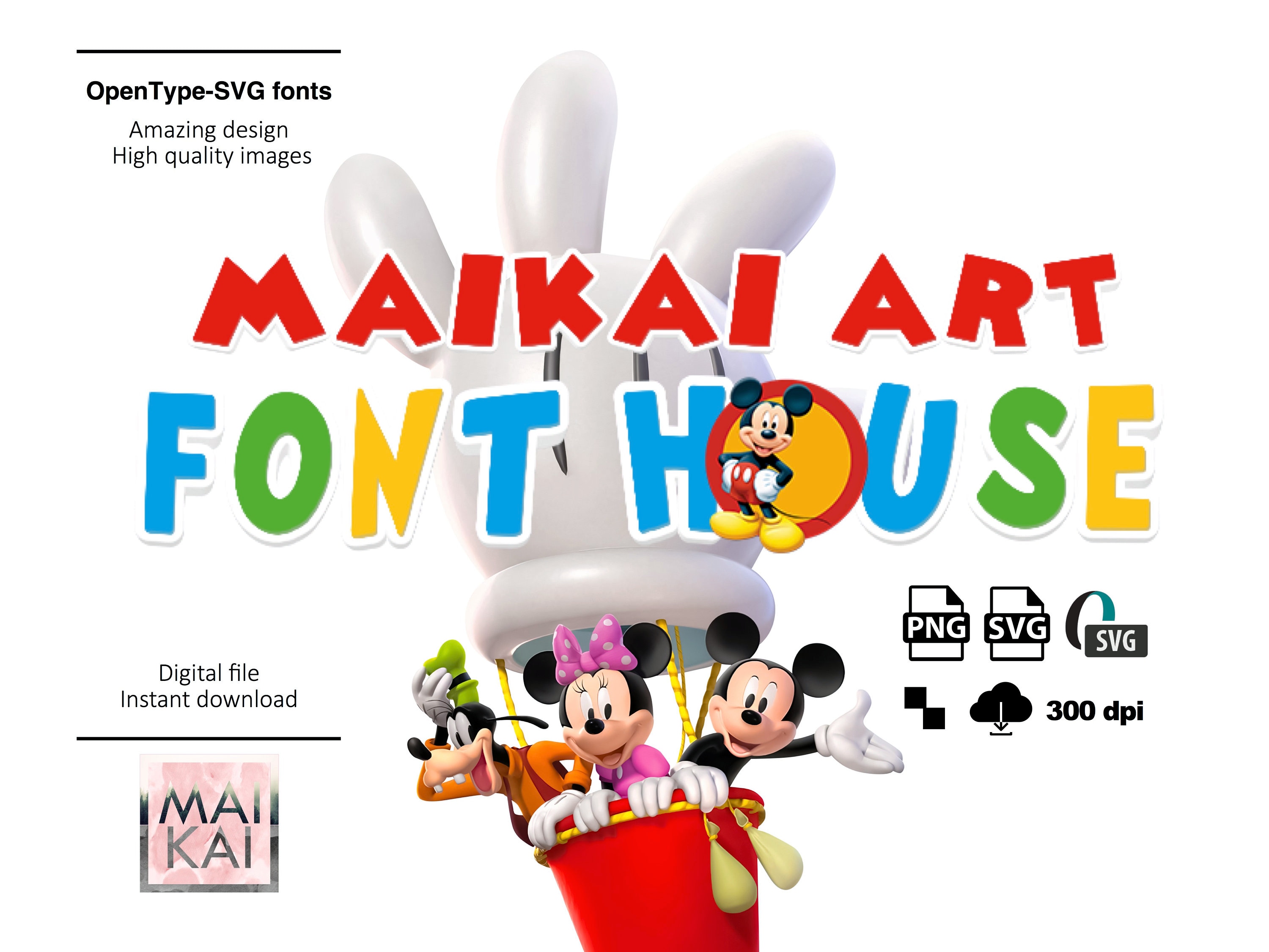 Mickey Mouse Clubhouse Font