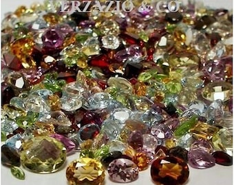 Gemstone Gem loose natural gemstones 100+ Carat mix mixed gem stone lot loose natural mixed gemstones gems Natural loose mixed gemstone mix