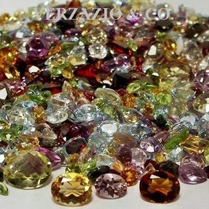 Gemstone Gem loose natural gemstones 100 Carat mix mixed gem stone lot loose natural mixed gemstones gems Natural loose mixed gemstone mix image 4