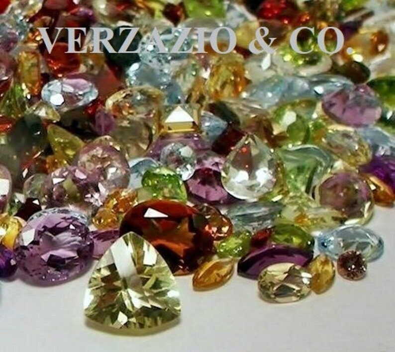 Gemstones loose natural gemstones 100 carat mix mixed gemstones lot wholesale loose mixed gemstones gems Natural loose gemstones mixed lot image 5