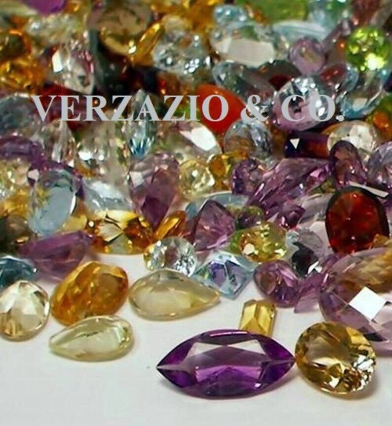 Gemstone Gem loose natural gemstones 100 Carat mix mixed gem stone lot loose natural mixed gemstones gems Natural loose mixed gemstone mix image 2