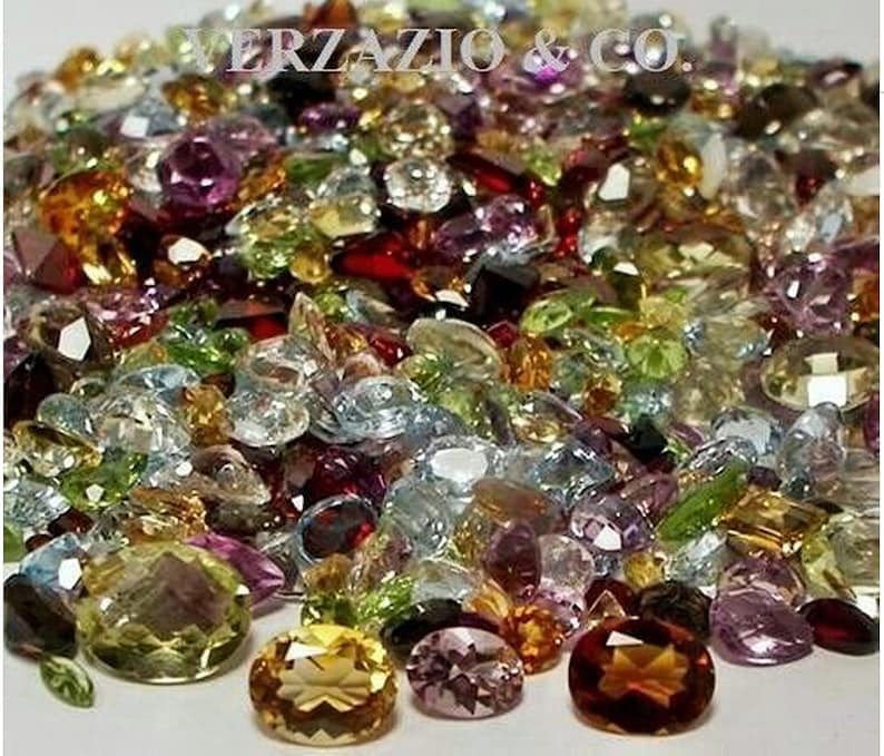 Gemstones loose natural gemstones 100 carat mix mixed gemstones lot wholesale loose mixed gemstones gems Natural loose gemstones mixed lot image 1