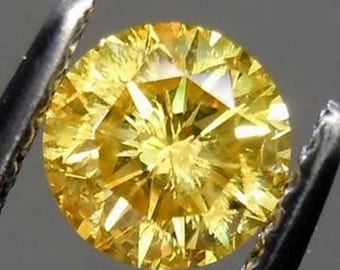 Yellow loose diamond natural loose color colored diamond diamonds round canary yellow natural diamond wholesale loose natural round diamond