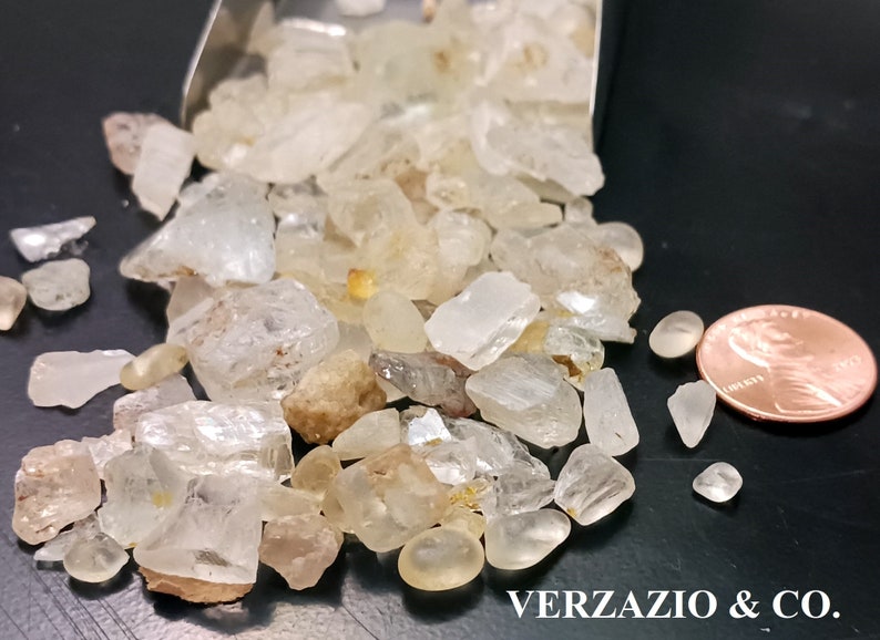 Gemstones rough Topaz natural gemstones gems 395 carats gemstone lot Natural loose Topaz gemstones gems lapidary crystal healing gem image 1