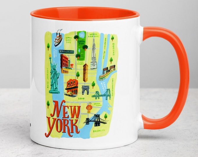 New York Coffee Mug. New York Cup. New York Souvenir Gift. NYC Mug. NYC Coffee Cup
