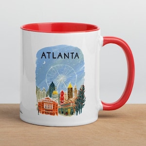 Atlanta Mug. Atlanta Georgia Coffee Mug. Atlanta Skyline. Atlanta Coffee Cup. Coffee Lover Gift Atlanta Georgia Gift. Atlanta Travel Mug.