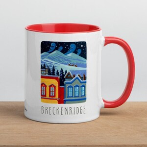 Breckenridge Coffee Mug. Breckenridge Art. Breckenridge Gift. Breckenridge Print. Coffee Lover Gift. Colorado Gifts