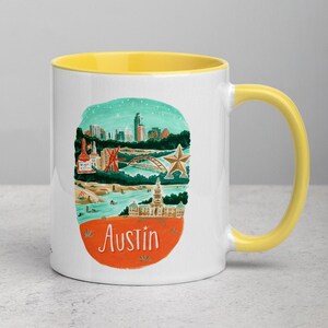 Austin Texas Mug. Austin Texas Coffee Mug. Austin Skyline. Coffee Lover Gift. Austin Texas Travel Mug. Austin Texas Coffee Cup. Austin Texas