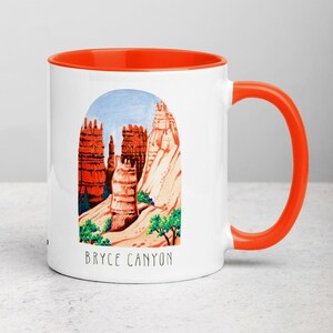 Bryce Canyon National Park Coffee Mug. Bryce Canyon Coffee Mug. Bryce Canyon Art. Bryce Canyon Print. National Park Art. National Park Mug
