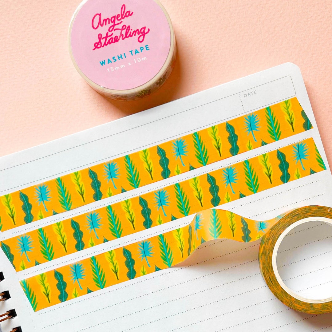 Tropical Palms Washi Tape, Plant Washi Tape, Jungle Washi Tape, Boho
