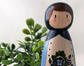 PEG DOLL - Blue Matryoshka